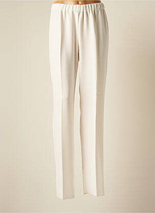 Pantalon slim taille élastique taille normale beige MARINA RINALDI femme