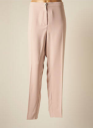 Pantalon slim taille haute taille haute beige MARINA RINALDI femme