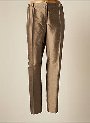 Pantalon slim taille élastique taille normale marron MARINA RINALDI femme