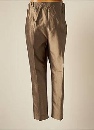 Pantalon slim taille élastique taille normale marron MARINA RINALDI femme