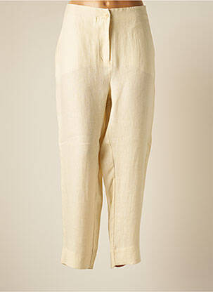 Pantalon droit taille élastique taille normale beige MARINA RINALDI femme