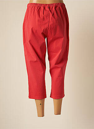Pantacourt coupe droite taille normale rouge MARINA SPORT femme