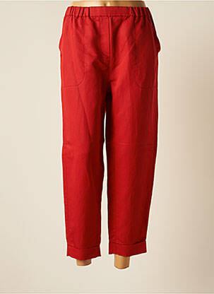 Pantalon droit rouge MARINA SPORT pour femme