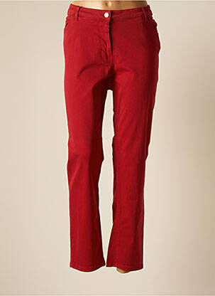 Pantalon slim rouge PERSONA BY MARINA RINALDI pour femme
