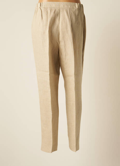 Pantalon slim taille élastique taille normale beige MARINA RINALDI femme