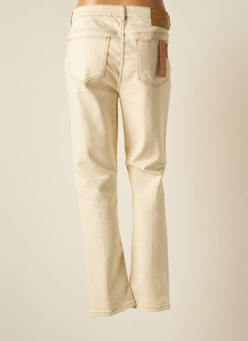 Jeans coupe slim beige MARINA SPORT femme