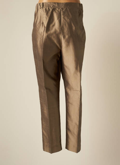 Pantalon slim marron MARINA RINALDI pour femme