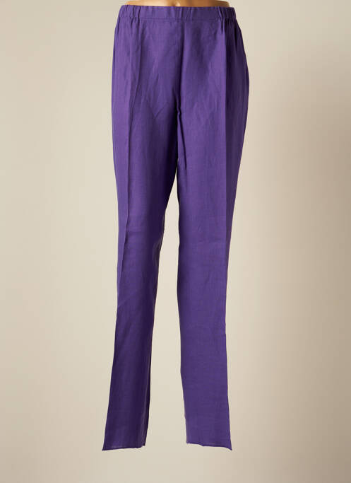 Pantalon slim violet MARINA RINALDI pour femme