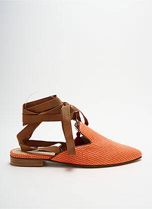 Sandales/Nu pieds orange MARINA RINALDI pour femme