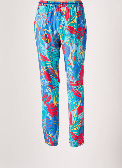 Pantalon droit bleu DIANE LAURY pour femme