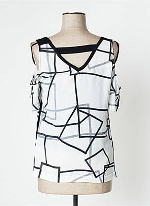Blouse légère et transparente manches courtes blanc MADO ET LES AUTRES femme