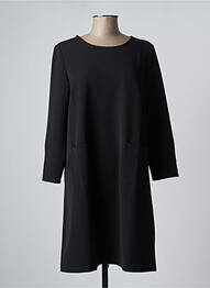 Robe mi-longue noir SIGNE NATURE femme