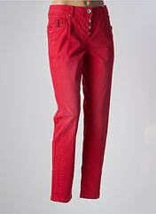 Pantalon slim rouge CECIL pour femme seconde vue