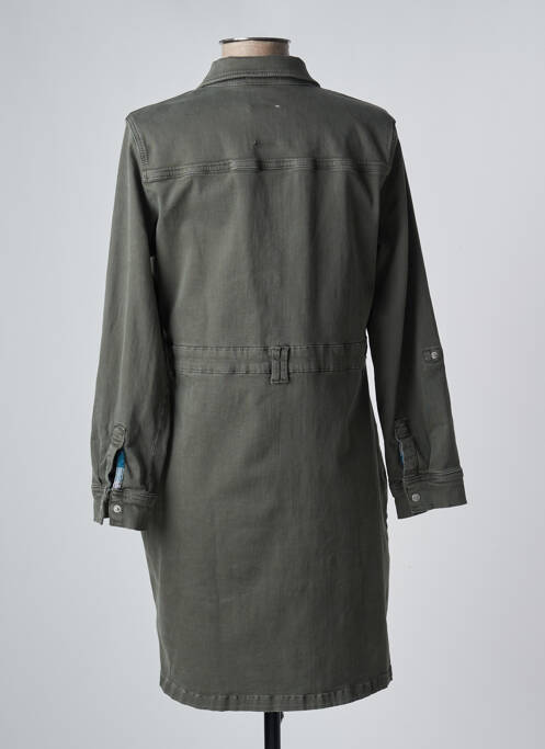 Robe mi-longue vert CECIL femme