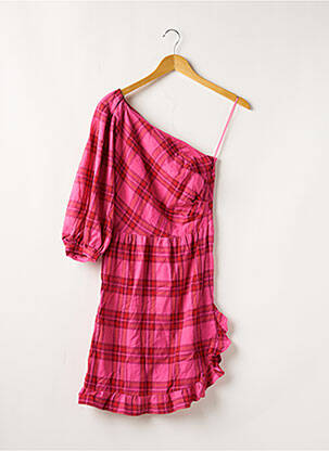 Robe mi-longue manches longues manches longues rose TARA JARMON femme