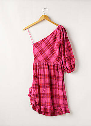 Robe mi-longue manches longues manches longues rose TARA JARMON femme