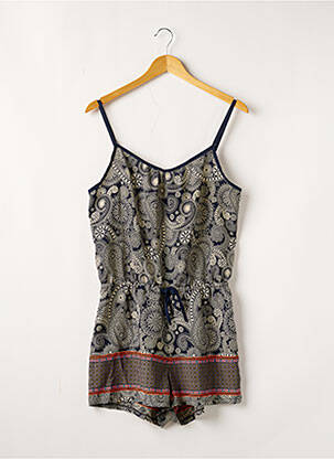 Combishort  fines bretelles bleu SANS MARQUE femme