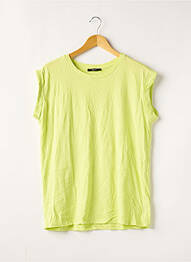 T-shirt coupe droite manches courtes vert FOREVER 21 femme