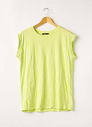 T-shirt coupe droite manches courtes vert FOREVER 21 femme