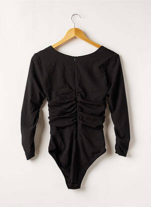 Body col carré manches 3/4 noir SANS MARQUE femme