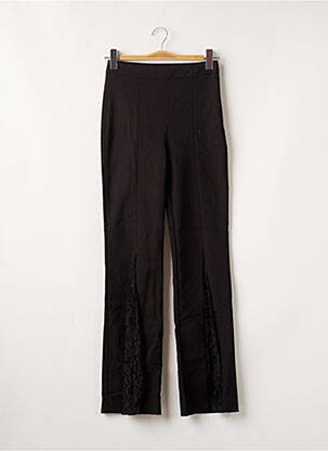 Pantalon flare stretch taille haute noir ZARA femme
