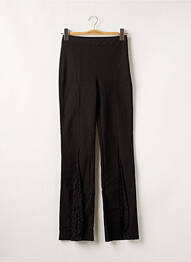 Pantalon flare stretch taille haute noir ZARA femme