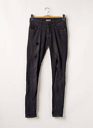 Jeans coupe slim slim taille basse noir PIMKIE femme