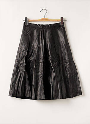 Jupe mi-longue coupe évasée noir FOREVER 21 femme