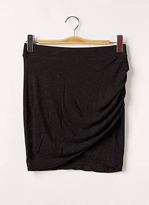 Jupe courte taille haute gris ZARA femme
