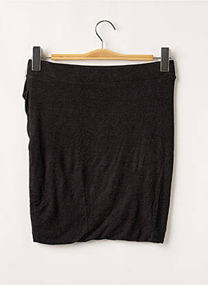 Jupe courte taille haute gris ZARA femme