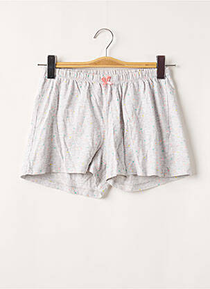 Short taille normale taille élastique gris ZARA fille