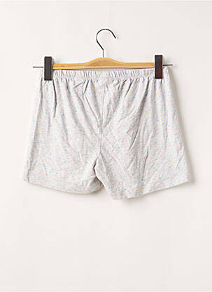 Short taille normale taille élastique gris ZARA fille