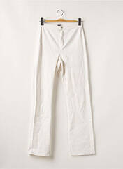 Jeans coupe large blanc BERSHKA pour femme seconde vue