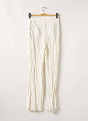 Pantalon large blanc CAROLL pour femme seconde vue