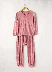 Pyjama rose SANS MARQUE pour fille seconde vue