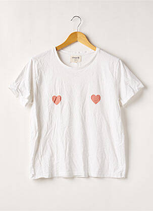 T-shirt blanc RIVEARTH pour femme