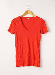 T-shirt rouge PETIT BATEAU pour femme seconde vue