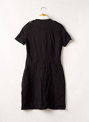 Robe mi-longue manches courtes manches courtes noir LE COQ SPORTIF femme