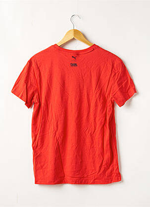 T-shirt coupe droite manches courtes rouge PUMA femme