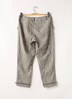 Pantalon 7/8 stretch taille normale gris LILI SIDONIO femme