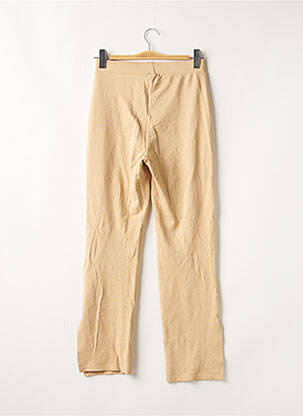 Pantalon droit stretch taille haute beige ROMY X NA-KD femme