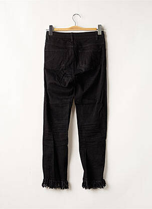 Jeans coupe droite taille haute taille haute noir MAJE femme