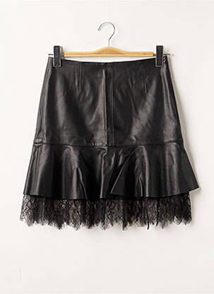 Jupe courte taille haute noir ZARA femme