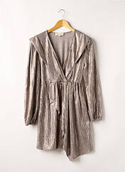 Robe courte gris BY LOUISE pour femme seconde vue