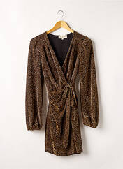 Robe courte marron BY LOUISE pour femme seconde vue