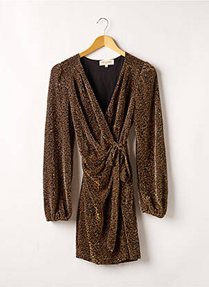 Robe courte marron BY LOUISE pour femme