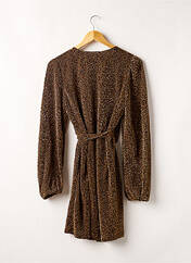 Robe courte marron BY LOUISE pour femme seconde vue