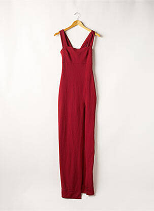 Robe longue rouge BOOHOO pour femme