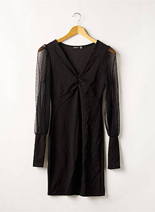 Robe mi-longue noir BOOHOO pour femme
