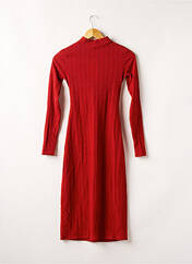 Robe mi-longue rouge PULL & BEAR pour femme seconde vue